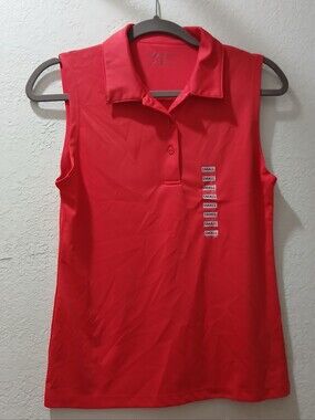 Maggie Lane nwot size S Sleeveless Polo Tank Top in Red